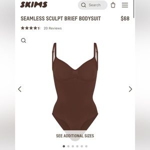 Skims Seamless Sculpt Brief S/M